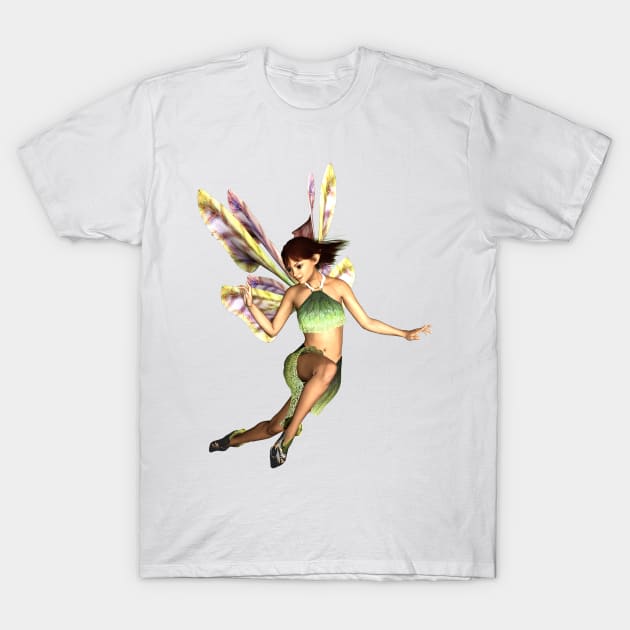 I believe I can fly elf fairy faerie butterfly wings flying T-Shirt by Fantasyart123